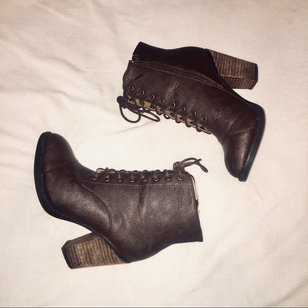 ❗️LAST CALL❗️Lace Up Combat Booties